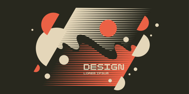 各种形状的现代几何构图。设计插图。趋势图中的抽象背景。图片下载