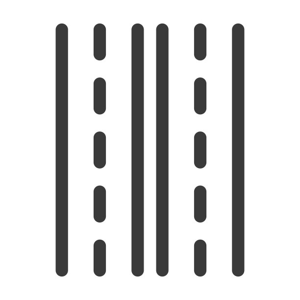 高速公路线图标孤立在白色背景上。矢量插图。图片下载