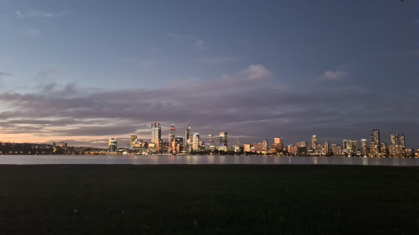 珀斯的天际线图片下载