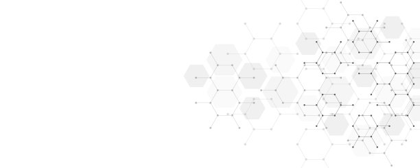 基因工程和分子结构，六边形DNA网络，科学化学和生物技术概念，创新技术，医疗保健和药物设计。图片下载