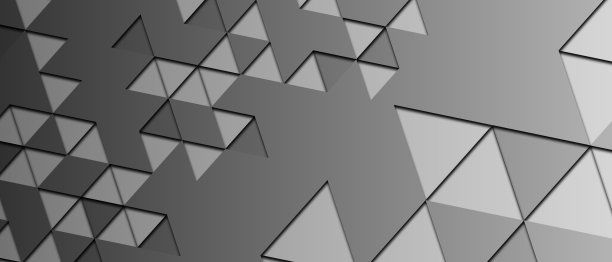 抽象几何剪纸网页横幅模板在灰色背景图片下载