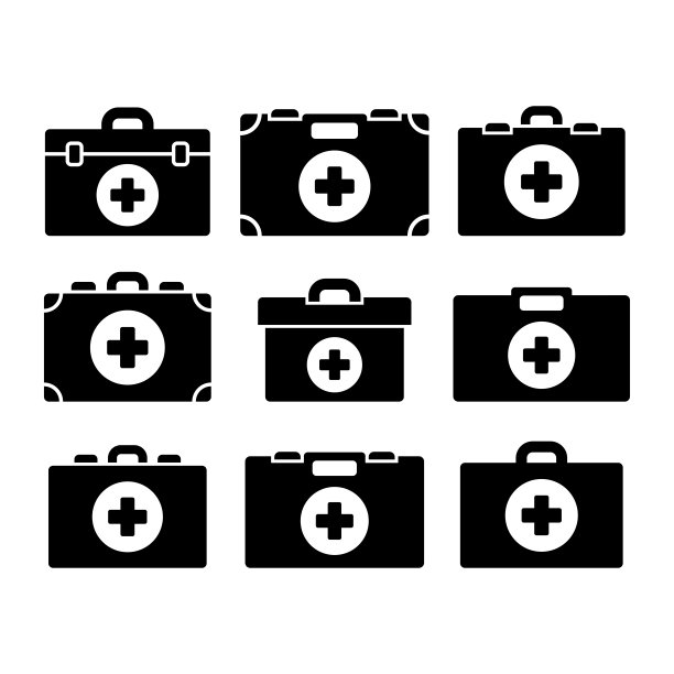 急救箱矢量图标图片下载