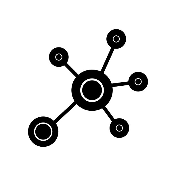 分子，图标，矢量，插图，模板，设计，平面风格图标集合图片下载