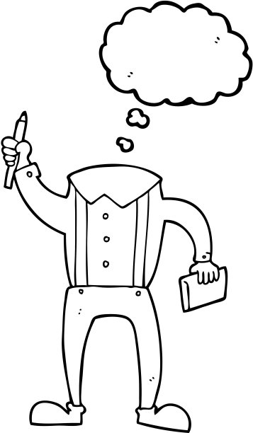 用记事本和笔徒手画思想泡泡卡通无头身体(加上自己的照片)图片下载