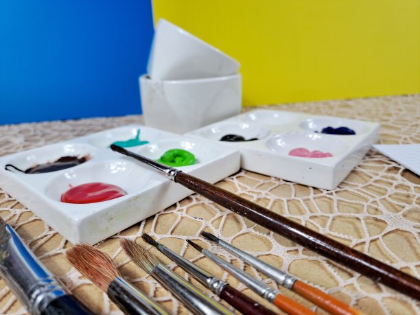 艺术家绘画活动场所图片下载