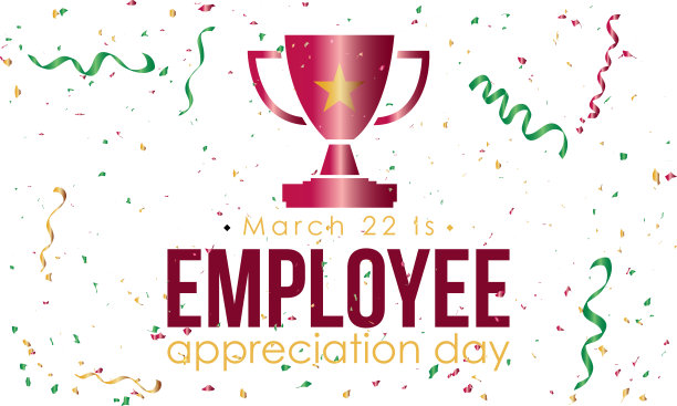 员工感激日。企业用员工认可概念横幅、贺卡、祝贺模板。3月3日的庆祝概念图片下载