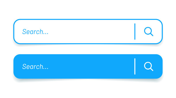 搜索栏与建议的用户界面用户体验设计和网站。搜索地址和导航栏图标。网站搜索表单模板的集合。搜索引擎网页浏览器窗口模板。图片下载