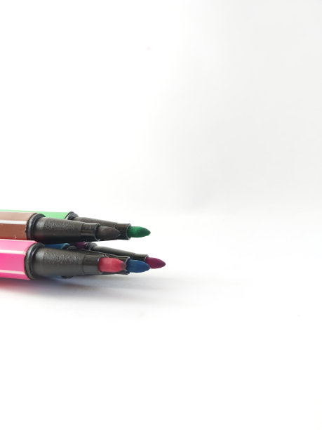 彩色标记孤立图片下载