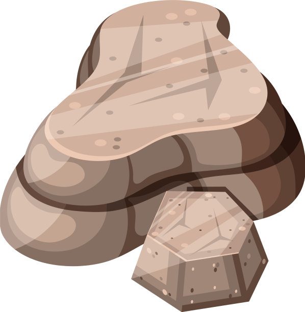 石头等距图标图片下载