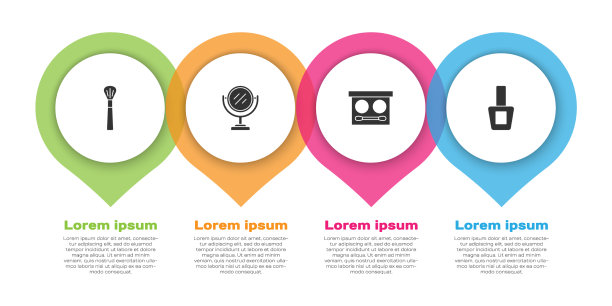 集妆刷圆妆镜眼影图片下载