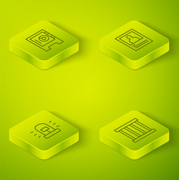 设置等距线通缉海报闪光警报器图片下载