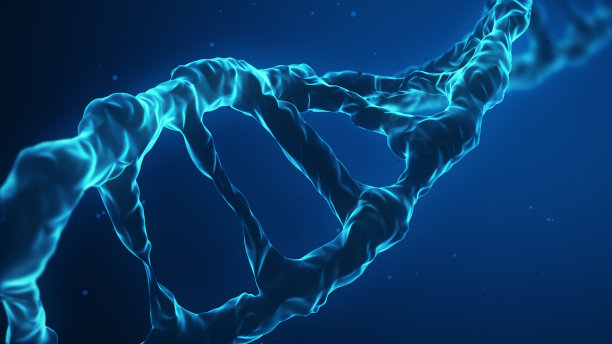 DNA的抽象构造。概念DNA医学研究，基因工程，生物学。图片下载