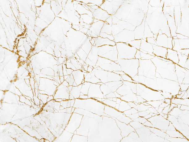 白色和金色大理石豪华的墙壁纹理与闪耀的金色线条图案抽象的背景设计为封面书或壁纸和横幅网站图片下载