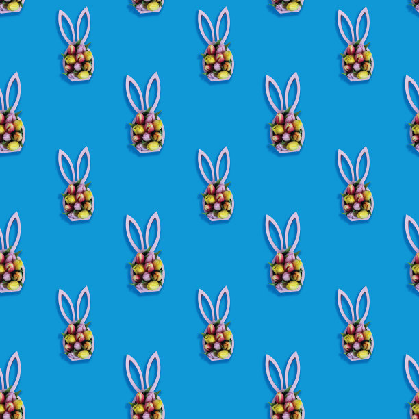 无缝复活节图案图片下载