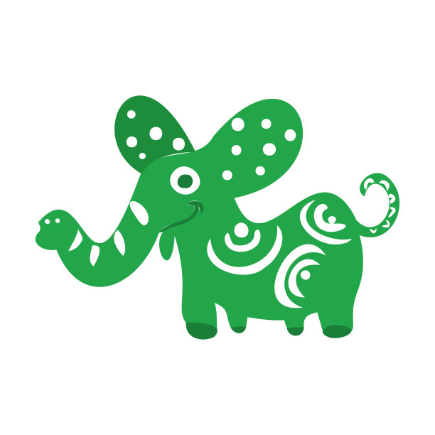 孤立的快乐alebrije卡通矢量图片下载