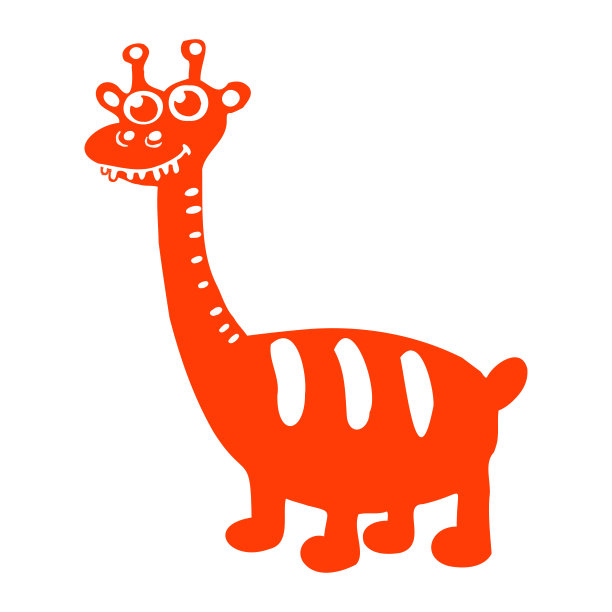 孤立的快乐alebrije卡通矢量图片下载