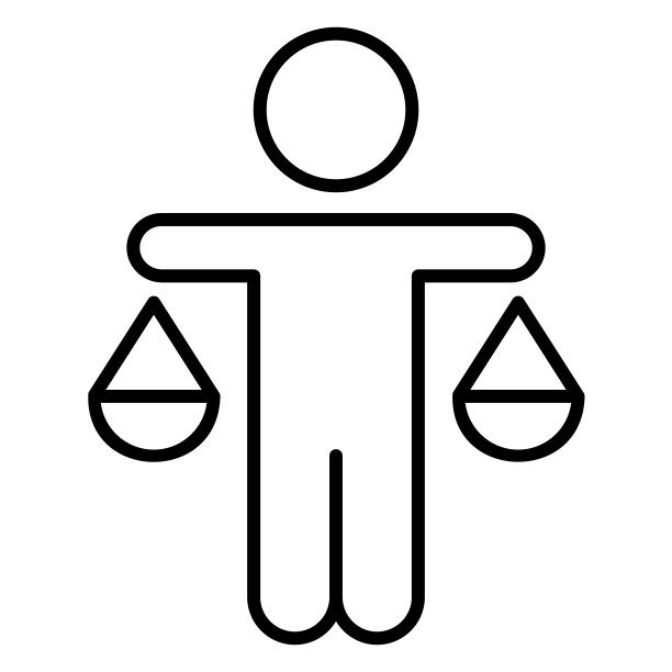 伦理平衡图标。矢量图图片下载