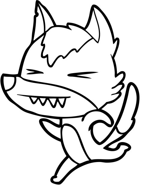 愤怒的狼跑图片下载