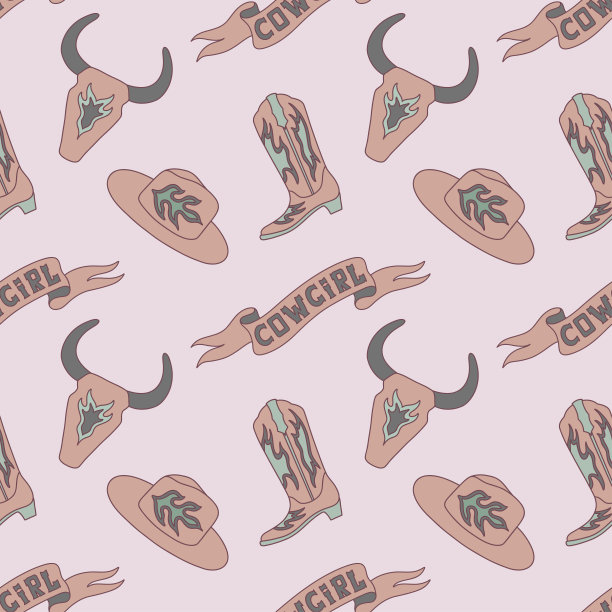 西部波西米亚牛仔女图片下载