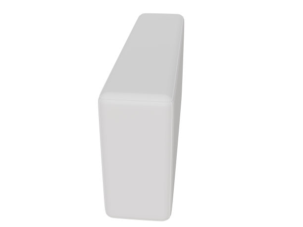 长方形沙发枕。三维渲染图片下载