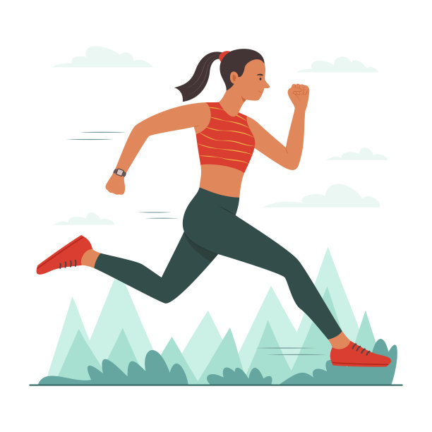 跑步运动员练习户外跑步图片下载