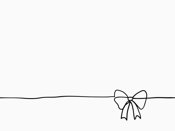 孤立手绘黑色涂鸦的丝带无缝幼稚连续线条元素卡片，墙纸，封面，背景，横幅，标签，纹理或其他等矢量设计图片下载