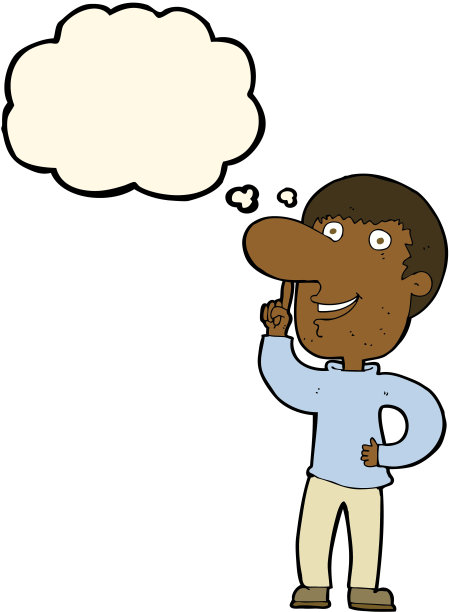 有想法的卡通人物有思想泡泡图片下载