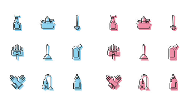 套线橡胶手套真空吸尘器清洗图片下载