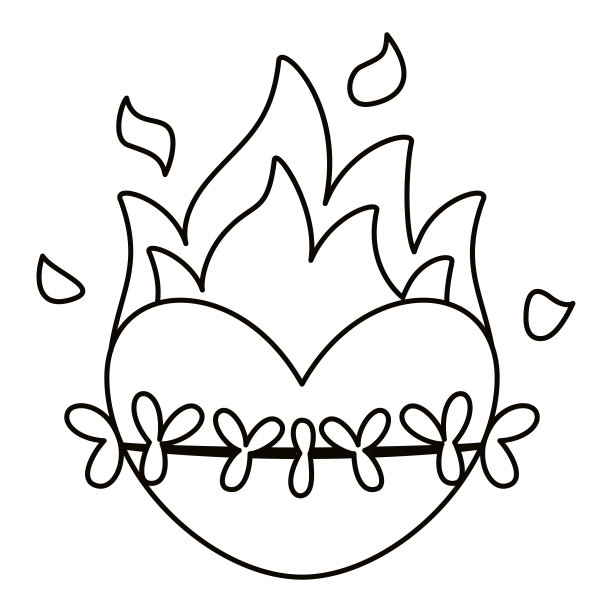 孤立的卡哇伊水手纹身矢量图片下载