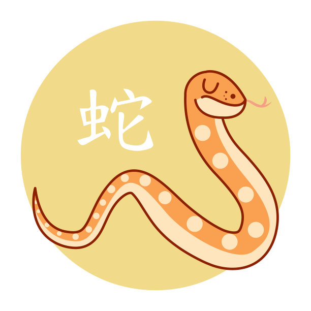 孤立可爱的卡哇伊色彩的生肖动物载体图片下载