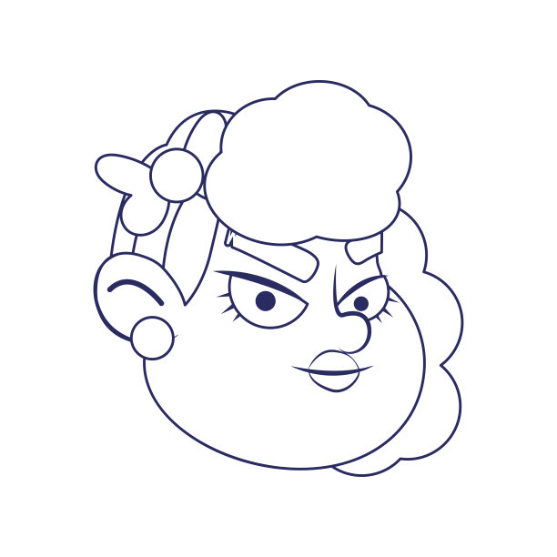 孤立的女性城市人物化身矢量图片下载