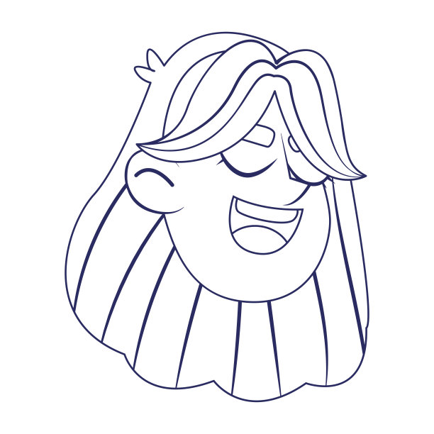 孤立的女性城市人物化身矢量图片下载