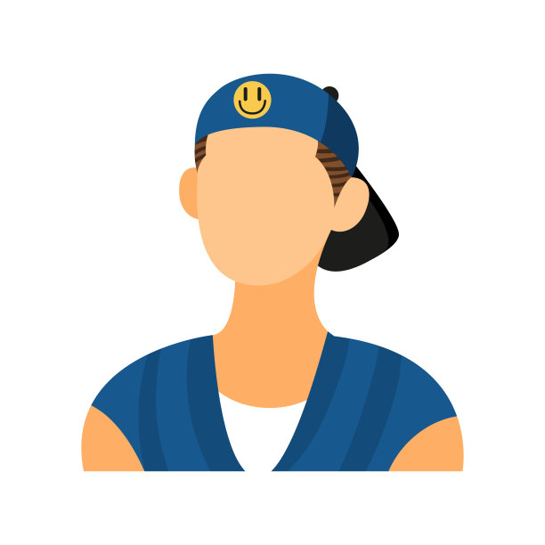 孤立的斗篷人头矢量插图图片下载