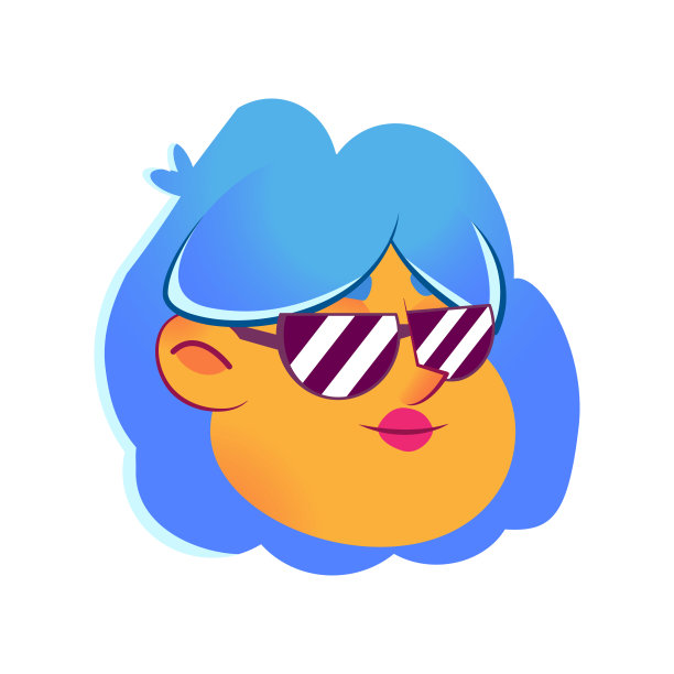 孤立的女性城市人物化身矢量图片下载