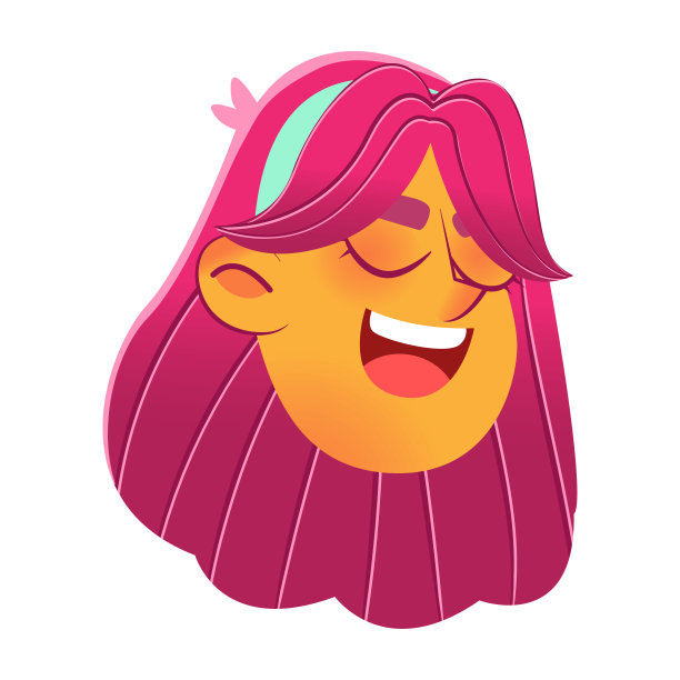 孤立的女性城市人物化身矢量图片下载