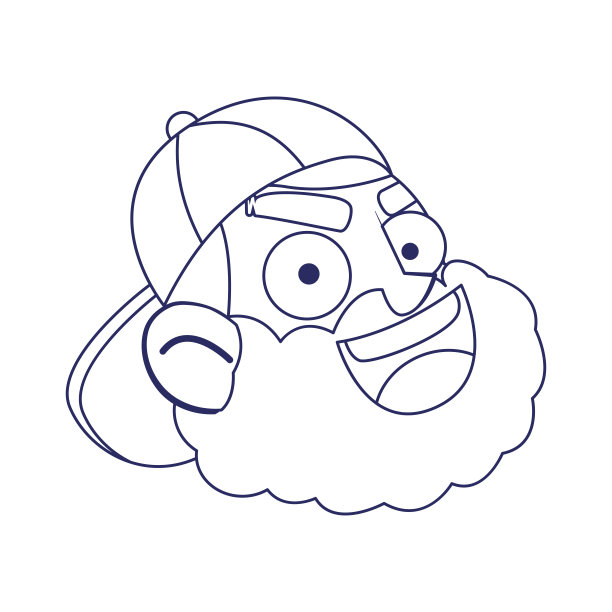 孤立的男性城市人物化身矢量图片下载