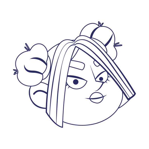 孤立的女性城市人物化身矢量图片下载