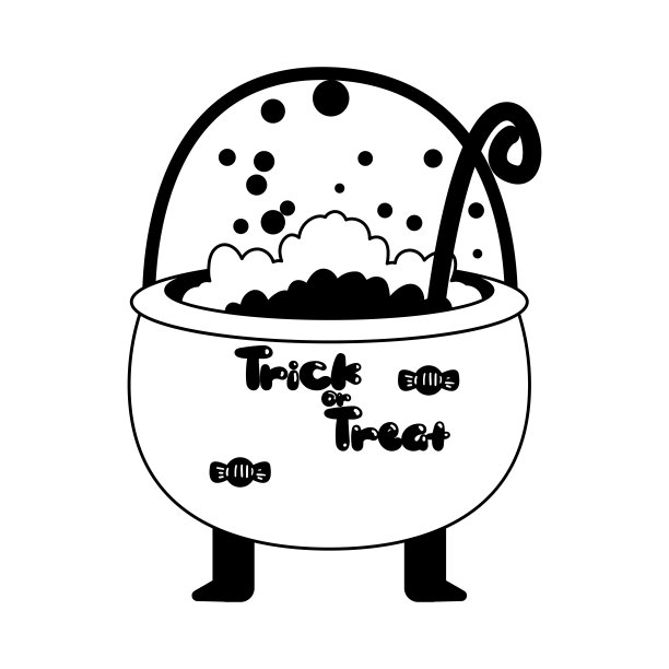 隔离罐毒药绘制万圣节矢量插图图片下载