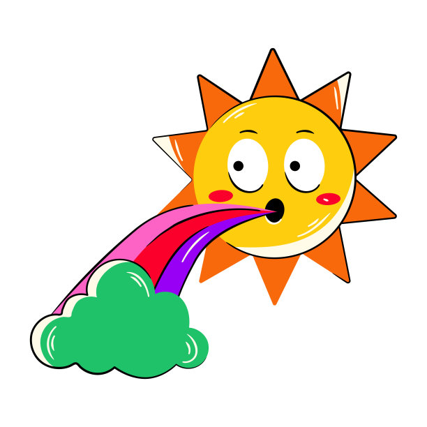 彩虹的阳光图片下载