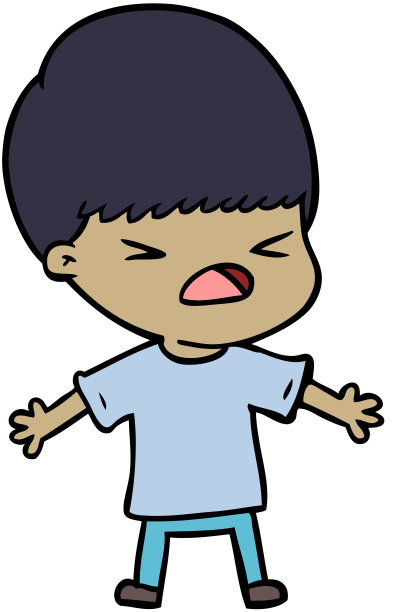 卡通压力男人图片下载