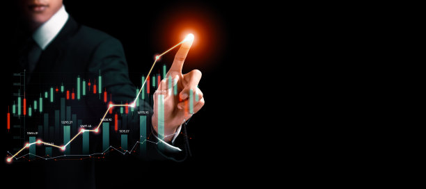 商人工作与数字金融业务图形感知技术图片下载