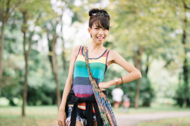 可爱苗条的泰国女友图片下载