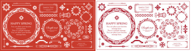 时尚的框架。设计模板。一副漂亮的额头。图片下载