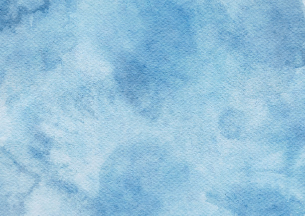 抽象艺术蓝色水彩污渍背景水彩纸纹理的设计模板邀请卡图片下载