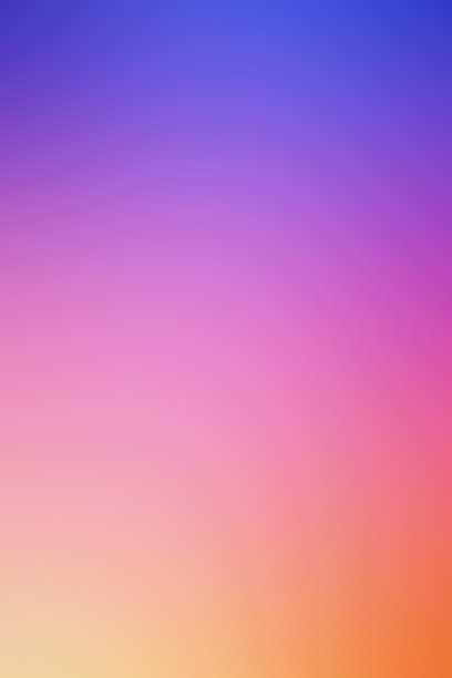 明亮的渐变背景-热粉色和橙色变成深蓝色。本空间图片下载