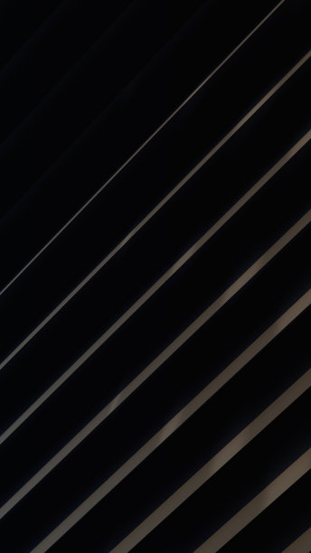黑色金属纹理钢纹。灰色线条曲线设计在抽象的黑色背景。黑色水平模板或横幅，商业背景。带有柔和波浪的抽象背景。三维演示图片下载