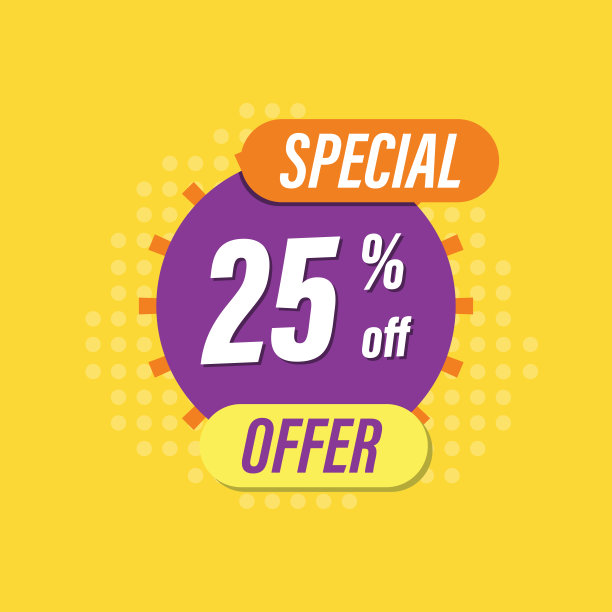 特别优惠，网页广告海报，应用程序，商业演示图片下载