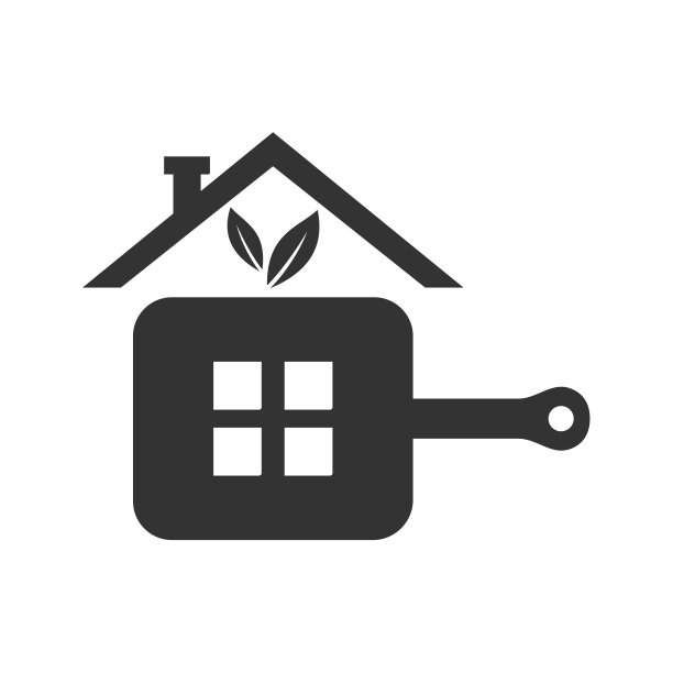 家庭厨房标志模板图标插图品牌标识。孤立和平面的插图。矢量图形图片下载