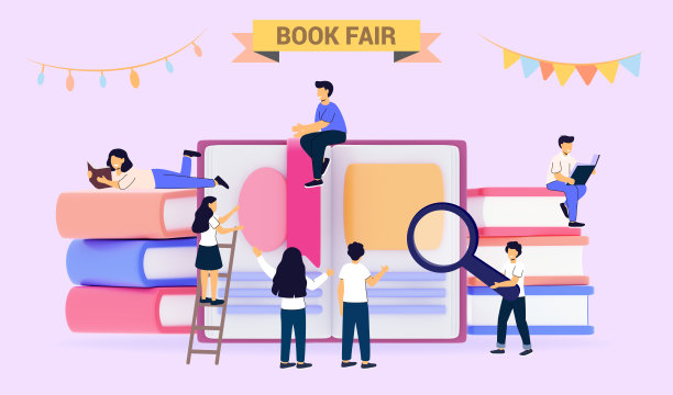 3d书展书节广告世界读书日书柜文学图片下载