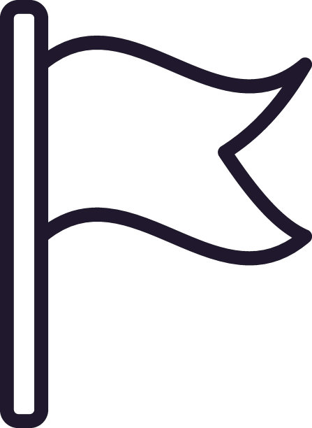 单线旗帜图标矢量插画（适用于设计、网站、网店、在线书籍等）图片下载